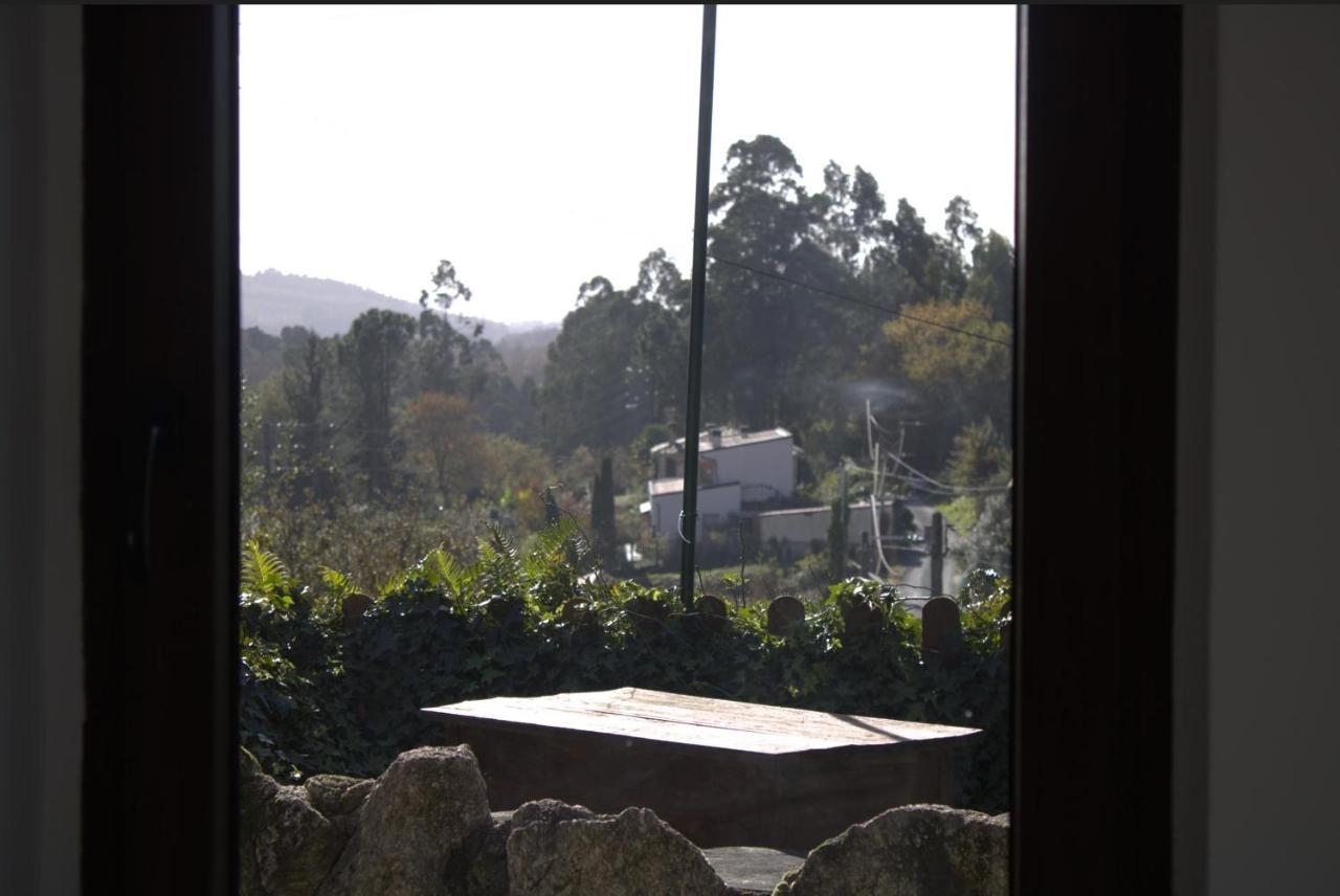 Tipica Casa De Piedra Villa ซานติอาโก เด กอมโปสเตลา ภายนอก รูปภาพ